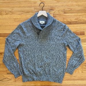 Men's Pullover Collared Sweater Gray Medium Goodfellow & Co